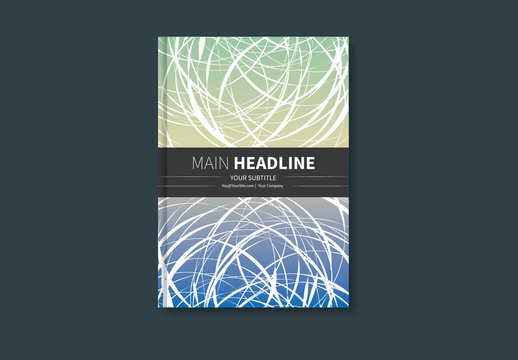 Abstract Book/Report Cover Layout 9
