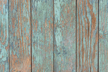 Old blue wooden table with grunge, abstract texture background.