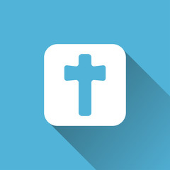 flat cross icon