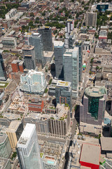 Fototapeta premium View from the Tower in Toronto Ontario