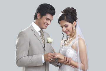 Portrait of a Bride and Bridegroom