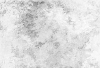 Background from white coarse canvas texture of paint smears. Clean abstract background. No dust. Image with copy space