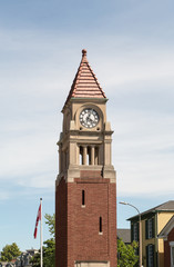 Cenotaph Memorial Clock at Niagara On The Lake in Ontario Canada