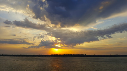 very beautiful Golden dawn