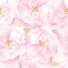 Seamless pattern with roses.