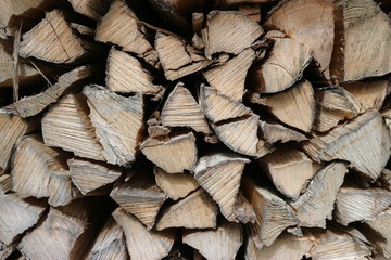 Brennholzstapel