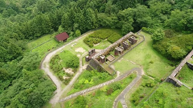別子山銅山　東平地区　空撮