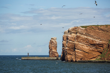 Lange Anna - the high sea stack on the island of Helgoland