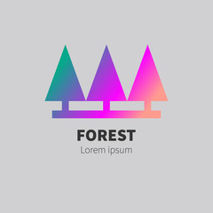 Pictogram of forest