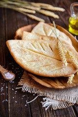 Fougasse - traditional French flat bread