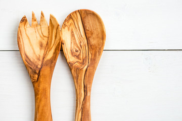 Kitchen Utensils from Olive Wood, such as Chopping Board and Sal
