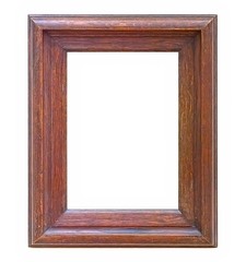 Wooden frame for paintings, mirrors or photos