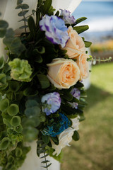 Obraz na płótnie Canvas Wedding flowers in Ensenada