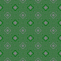 Abstract pattern in a simple style. Seamless background. Grey and green texture. Graphic modern pattern.