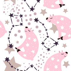 bear starry pattern