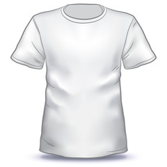 Hand Drawn T-shirt vector illustration isolated on white background