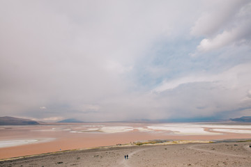 Uyuni salt flats view