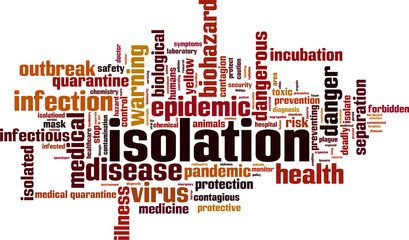 Isolation word cloud