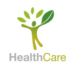 Obraz premium healthy people logo. Medical logo design concept