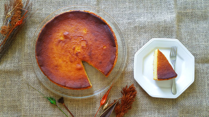 Tapioca Cake top view