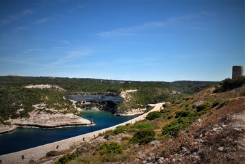 cliffs in south corsica