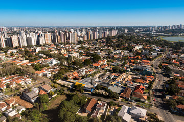 Skyline of Curitiba City With Apartment Buildings in the Horizon