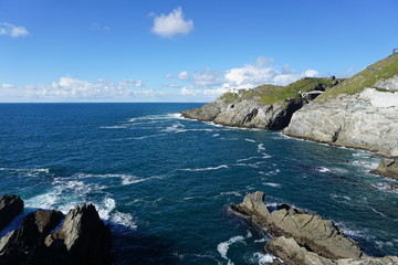 Cliffs by the coast of Atlantic Ocean, Ireland