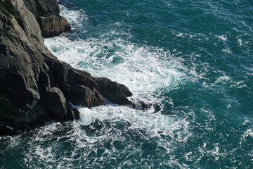 Cliffs by the coast of Atlantic Ocean, Ireland