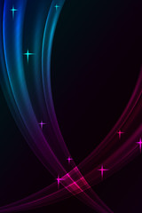 Beautiful Abstract Red - blue Glowing Background
