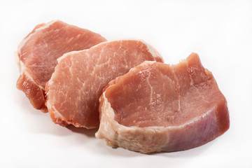 Meat isolated on the white background