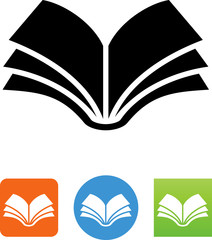 Open Bible Icon - Illustration