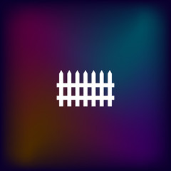 Simple fence icon