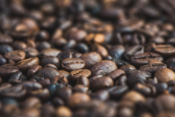 Roasted Coffee Beans Background