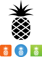 Obraz premium Pineapple Fruit Icon - Illustration