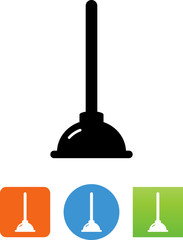 Plunger Icon - Illustration
