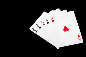 Win poker card set