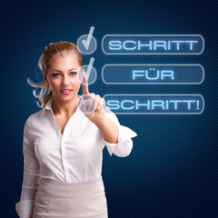 Schritt für Schritt