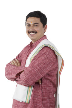Portrait of a South Indian man 