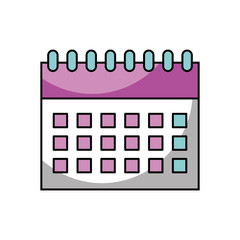 calendar reminder isolated icon vector illustration design