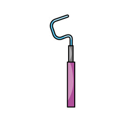 Dentistry tool isolated icon vector illustration design