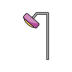 Dentistry lamp isolated icon vector illustration design