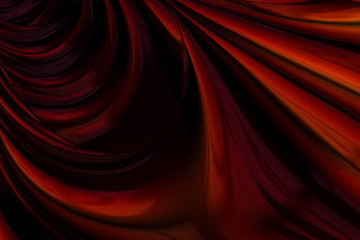 Abstract folds - digitally generated image