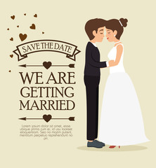 we are getting married card