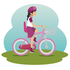 people riding bycicle