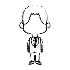 young  groom man wear suit married