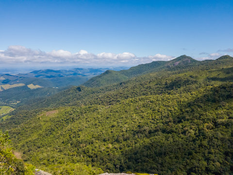 Forest landscape at Monte Verde, Minas Gerais, Brazil.