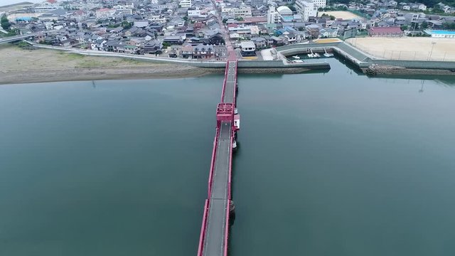可動橋（愛媛県大洲市　長浜大橋）