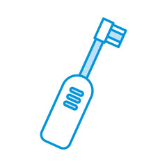 electric brush isolated icon vector illustration design