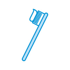 dental toothbrush isolated icon vector illustration design