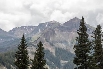 San Juan mountains in the Uncompahgre National Forest